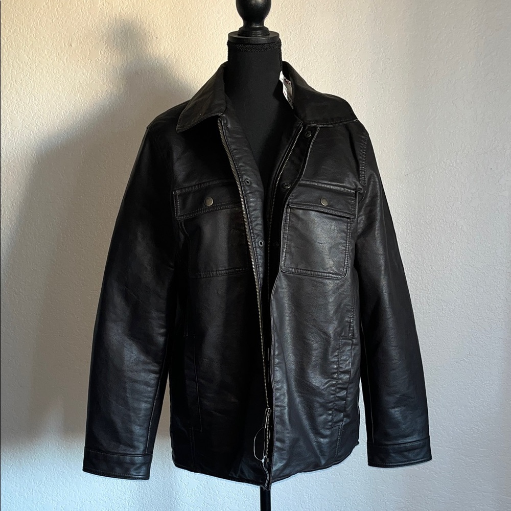 Men's Dark Brown Leather Jacket